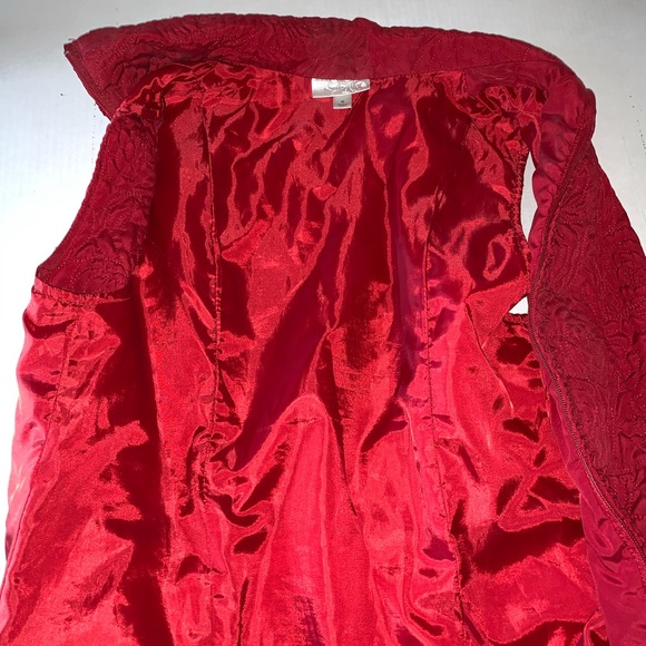 Textured Barn Red Cove Vest